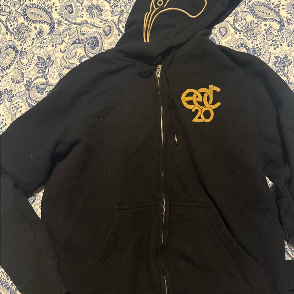 Black and Gold Hoodie